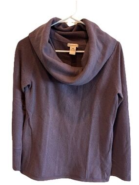 Sundance Sweet Sentiments Cashmere Cowl Neck Sweater 100% Cashmere Size Small